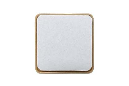 Shepherd Hardware 3949 2-Inch Adhesive, Square, Slide Glide Furniture Sliders, 4-Pack,Beige - style: 2 Inch, Square