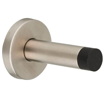 THIRARD 3.2" Wall-Mounted Door Stop – 304 Stainless Steel, Durable Design with Rubber Tip for Noise Reduction & Wall Protection – Rust-Resistant, Easy Installation, Ideal for Home & Office