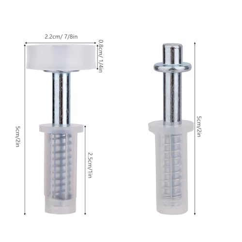 BOXOB 6 Pcs Bi-Fold Door Top Roller Guide Wheel and Top Pivot, Spring Loaded Bifold Closet Door Hardware Kit for Folding Pocket Doors Barn Doors & Sliding Cabinet Repair Replacement