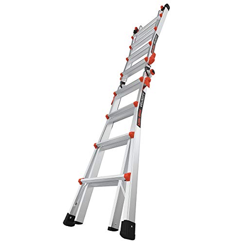 Little Giant Ladders Velocity (17 Ft) Multi-Position Ladder Bundle with Wing Span/Wall Standoff Ladder Accessory - size: 17 Ft., style: Without Levelers