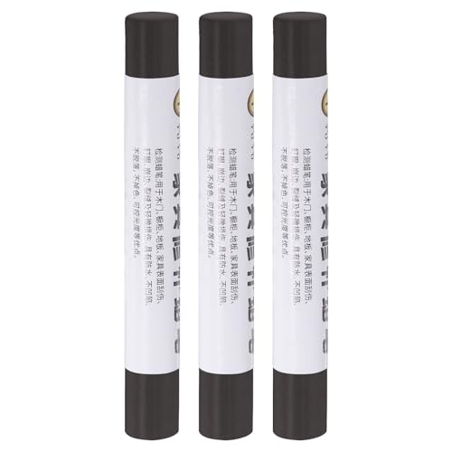 uxcell Furniture Repair Crayons, 3Pcs - Wood Wax Filler Stick, Furniture Markers Touch Up - for Scratches Holes Tables Desks Wooden Floors Cover Ups, Dark Cloth Black - color: Dark Cloth Black