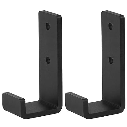2 Pack 3-3/8" Heavy Duty J Hook, Wall Mount Utility Hook, 330 lbs for Gym Barbell, Garage