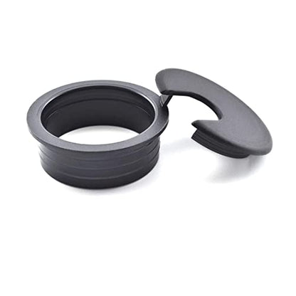 TuTuYa 10PCS Desk Grommet, Desk Grommet 1-3/8 Inch(35mm) Desk Cable Grommet Desk Cable Hole Covers with Hole Saw, Ideal Solution for Office and Home Table Cable (Black,1-3/8 Inch) - color: 1-3/8 Inch_35mm Black 10PCS