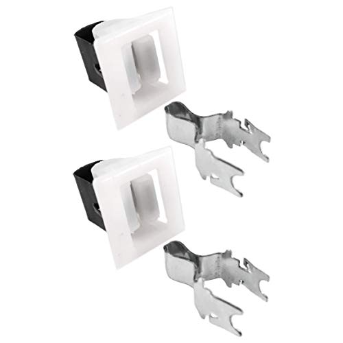 Repairwares Universal Appliance Door Latch Kit 279570 279570M 8001593 510177 WE1X1192 5366021400 4027EL2001A (2 Pack) - style: 2 Pack