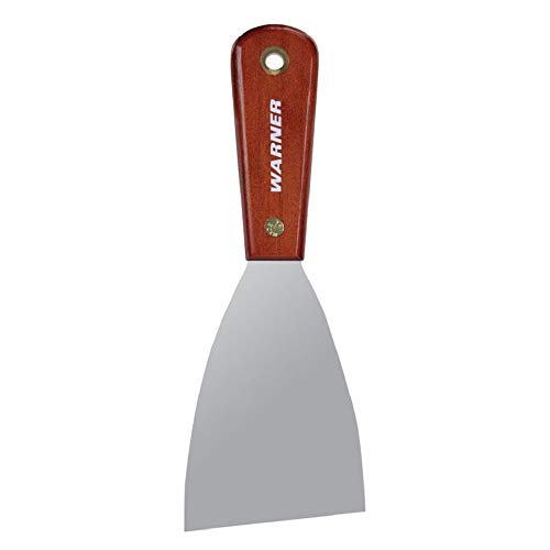 Warner 3" Flex Putty Knife, Carbon Steel Blade, Rosewood Series, 614 - size: 3 Inch, style: Flex