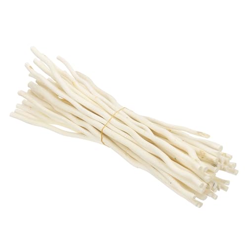 PATIKIL 36 Pcs 40cm Wood Log Sticks, Natural Wood Craft Sticks, Dried Wood Sticks Wooden Branches for DIY Crafts Accessory Decor Photo Props, White - color: White, size: 40 cm