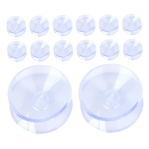 STOBOK 16pcs Table Top Bumper: Anti Slide and Scratch 30 Mm Transparent Non-Adhesive Rubber Pads for Table Top Spacer to Avoid The Movement of Glass - size: 3.00X3.00X1.00CM