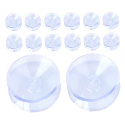 STOBOK 16pcs Table Top Bumper: Anti Slide and Scratch 30 Mm Transparent Non-Adhesive Rubber Pads for Table Top Spacer to Avoid The Movement of Glass - size: 3.00X3.00X1.00CM