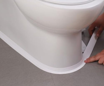 2 Rolls Caulk Tape Self Adhesive, Bathroom Waterproof White Caulking Sealant Strip Peel & Stick Wallpaper Floor Tile Toilet Tub Sink Backsplash Kitchen Wall Decor, Easier to Use Than Silicone Caulk - style: White