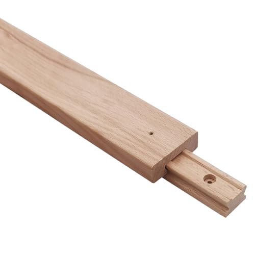 Wooden Drawer Slides 13-3/4 Inches Classic Wood Center Guide Track (13-3/4'') - size: 13-3/4''