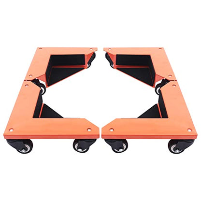 Furniture Dolly 1433 LBS Heavy Duty Furniture Movers with 3 Wheels 360 Ratating Desk Cabinet Corner Mover Dolly Furniture Lift Mover Tool for Cabinets, Refrigerators, Desks (Set of 4)