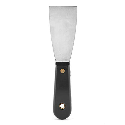 Stainless Steel Putty Knife Set, Ergonomic Non Slip Handle, Heat Treated Blade, s Scraper for Drywall Repair, Wallpaper Removal, Paint Scraping