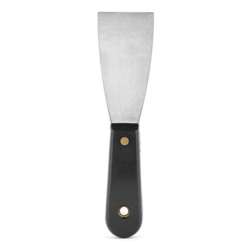 Stainless Steel Putty Knife Set, Ergonomic Non Slip Handle, Heat Treated Blade, s Scraper for Drywall Repair, Wallpaper Removal, Paint Scraping