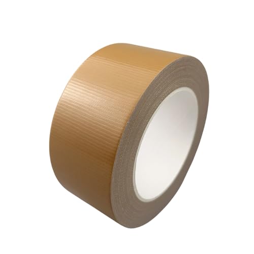 Multi-Purpose Duct Tape 2 Inch x 33 Yards, Heavy Duty, Waterproof, Great for Repairs, Packaging, Arts Crafts and DIY Projects (Brown) - color: Brown, size: 2 Inch