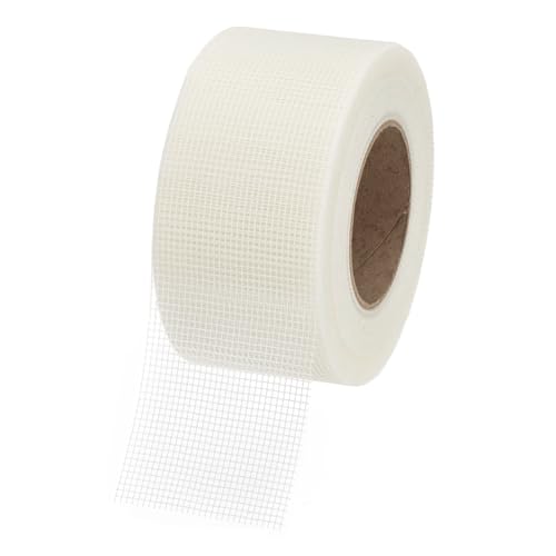 PATIKIL Drywall Repair Mesh Tape, 3 inch x 164 ft Fiberglass Repair Patch Self-Adhesive Dry Wall Joint Tape 10 Mesh Wall Hole Crack and Seam Patch, White - size: 3 Inch X 164 Feet