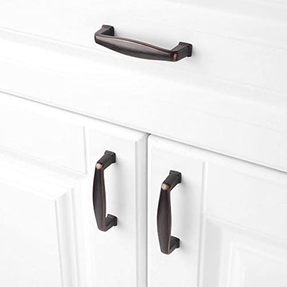KOOFIZO 20 Pack 3 Inch Oil Rubbed Bronze Kitchen Cabinet Pulls Rubbed Bronze Cabinet Handles Bronze Cabinet Hardware for Kitchen Cabinets 1817 Drawer Dresser Cupboard Bedroom - color: Oil Rubbed Bronze, size: 3" CC - 20pcs