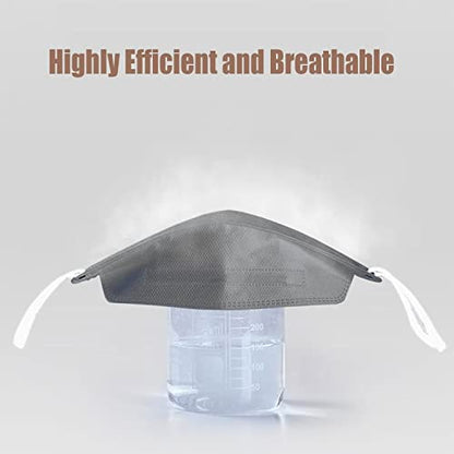 akgk KN95 Face Masks 50 Pack, 5-Ply Disposable Multicolor Face Mask Against PM 2.5 Smoke and Dust - color: Z-50 Pack-multicolor