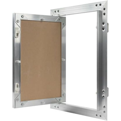 8" x 12" Waterproof Drywall Access Panel, Tileable and Paintable Ceiling and Wall Access Panel for Drywall, Wire Cover for Wall Covering Panels, Push to Open, Flush-Mount Wall Hole Cover - size: 8" X 12"