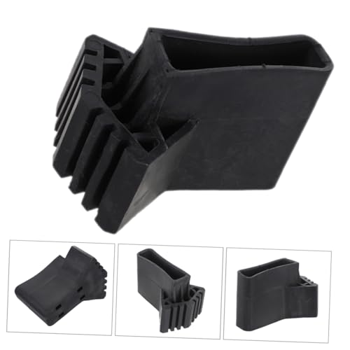 Mipcase 2Pcs Non Slip Ladder Feet Pads Durable Cushion Covers for Extension Step Ladders Wear Resistant Foot Mats for Enhanced Stability and Floor Protection
