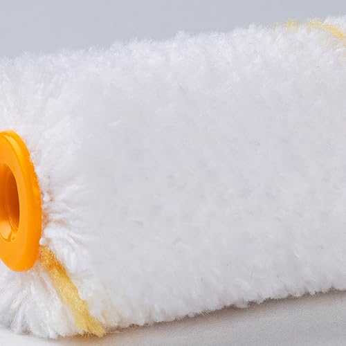 Paint Roller Covers, 26 Pack, 4 Inch 3/8" Nap Microfiber Small Paint Rollers Set, Mini Roller Brush Covers for All Paints and Stains, Painting Supplies for Painting House Wall Cabinet