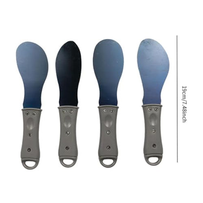 4 Pieces Metal Caulking Spreaders Smoothing Finisher Caulk Remover Caulk Finishing Tools for Baseboards Wall Joint Window