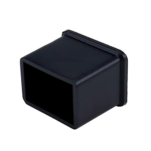 Rubber Feet Pads Mcredy Chair Leg Caps Inner Size 0.8" x1.2" Square,Rectangle Fit for Chair feet Floor Protectors Black Pack of 8 - size: 20x30mm/0.8" x1.2",8 PCS