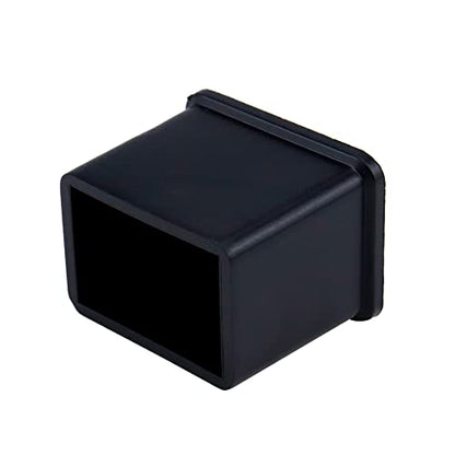 Rubber Feet Pads Mcredy Chair Leg Caps Inner Size 0.8" x1.2" Square,Rectangle Fit for Chair feet Floor Protectors Black Pack of 8 - size: 20x30mm/0.8" x1.2",8 PCS