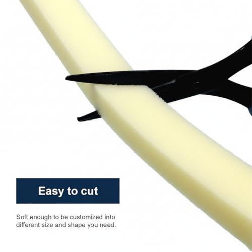 VelTherm Self-Adhesive Foam Weather Stripping for Doors & Windows - Seal Drafts, Noise, Dust & Light - Insulating Tape for AC Efficiency in Summer & Warmth in Winter - Easy Cut, 13Ft, Yellow