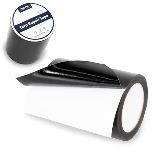UPTOP Duct Tape 6Inch×20FT Ideal for Camping, RV, Marine Home Repair,Bonds to Metal, Plastic, Wood, Canvas, Vinyl, Nylon, Leather - size: 6Inch × 20FT
