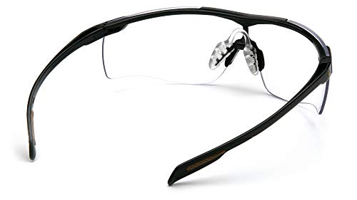 Carhartt CHB910ST Cayce Glasses, Clear Lens (Pack of 2) - size: 1 Count (Pack of 2)