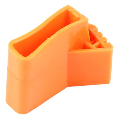 Cabilock Ladder Foot Cushion 4 Pack 3.54X2.55 Inch Non Slip Rubber Feet Mats for Folding and Stair Ladders Ladder Stabilizer Replacement Accessories - color: 3.orange