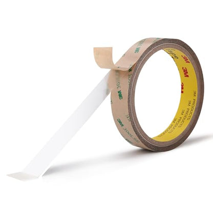 Double Sided Tape 9495LE 3/4" x 18Ft Made of 3M Pack of 1 Heavy Duty Clear Adhesive Tape for Electronics Bonding Attachment Laptop Phone Repairs Arts Crafts Leather Work Card Making - size: 3/4" x 18Ft