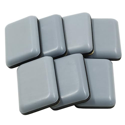 Bivethoi 20 Pcs Furniture Glide Rectangle, Self-Adhesive Sliders Pads Magic Sliders Floor Protectors Sofa Glides for Wood，Ceramic，Tile Floor(25 * 35mm) - size: 1-3/8" x 1", Rectangular