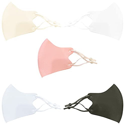10PCS Colorful Adjustable Face Mask Covers with Elastic Ear Loop Cover Full Face Anti-Dust, Unisex, Washable, Breathable, and Reusable (Kids Adjustable Colorful) - style: Unisex,lightweight,comfortable,colorful