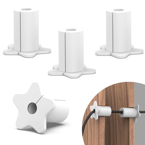 Starlink Cable Grommet for 5/8 Inch Wall Hole,Starlink Wall Grommet,Silicone Wall Cable Grommet for Starlink Ethernet Cable(White,4PCS) - color: White, size: 4PCS
