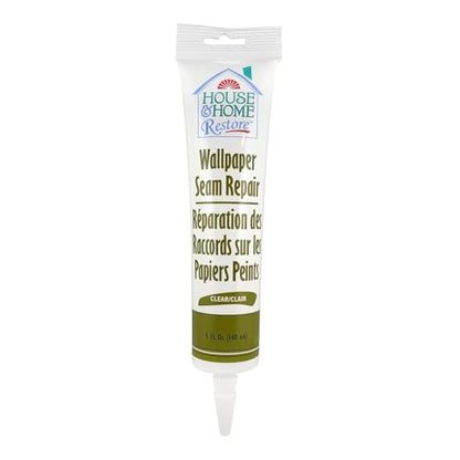 Red Devil 0878 Wallpaper Seam Repair, Wallpaper Adhesive, House & Home Restore Premium Wall Paper Glue & Paste, Clear, 5 oz - style: 1 - Pack