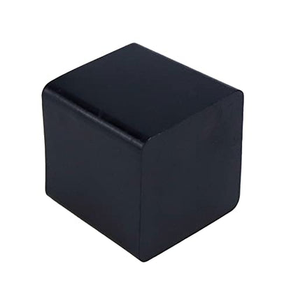Leg Tips Chair Leg Floor Protectors Non-Slip PVC Rubber Square Furniture Foot Chair Legs Caps Cover 0.8"x0.8" Inner Size for Table Desk Sofa, Black-8 Packs - size: 20x20mm/0.8" x0.8",8 PCS