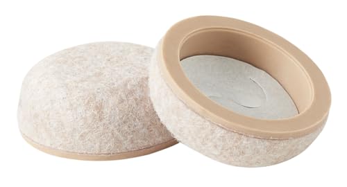 Scotch Felt Pad Cups, 6-Pack of 4 1-1/4 in. Chair Leg Floor Protector for Hardwood Floors and Tile