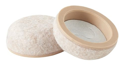 Scotch Felt Pad Cups, 6-Pack of 4 1-1/4 in. Chair Leg Floor Protector for Hardwood Floors and Tile