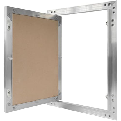 10" x 14" Waterproof Drywall Access Panel, Tileable and Paintable Ceiling and Wall Access Panel for Drywall, Wire Cover for Wall Covering Panels, Push to Open, Flush-Mount Wall Hole Cover - size: 10" X 14"
