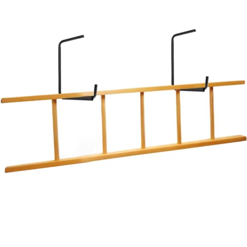 Utility Ceiling Ladder Hooks, Overhead Garage Storage Rack, Wall Mounted Hangers for Fishing Rod, Tools, Wood, Garden Hoses & Other Bulky Items (Pack of 4, 13.8 Inch)