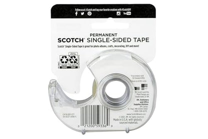 3M 001-3M Scotch 3/4-Inch Scrapbooking Tape - size: 1-Pack