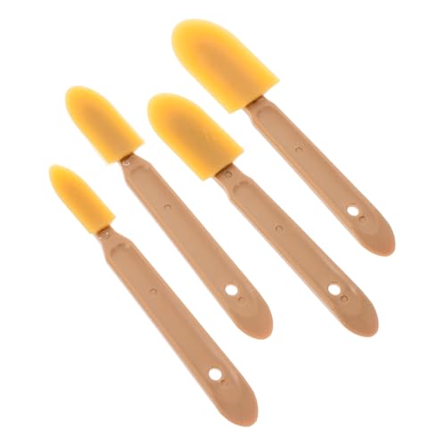 4Pcs Rubber Caulking Tool Kit Reusable Caulk Finishing Tools for Seamless Sealing Kitchen Bathroom and Windows Easy Clean Silicone Spatulas for Effortless Gap Filling
