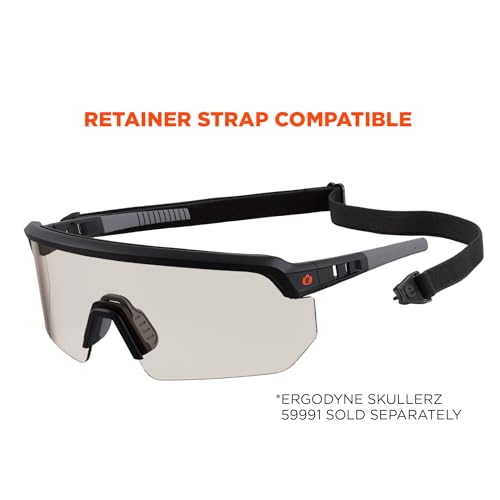 Ergodyne Skullerz Aegir Safety Glasses, ANSI Z87.1+ - color: In/Outdoor Lens