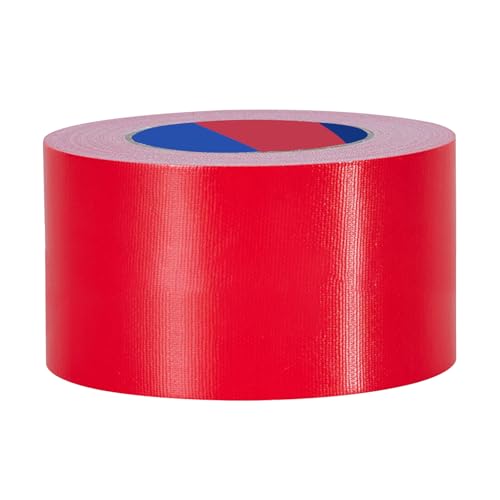 Red Heavy Duty Duct Tape, 3 Inch x 55 Yards, Industrial Grade Waterproof & UV Resistant, Strong Adhesive for Indoor Outdoor Repairs, Crafts, Home Improvement, Moving Packing and DIY Projects - color: Red, size: 3Inch x 55 Yards