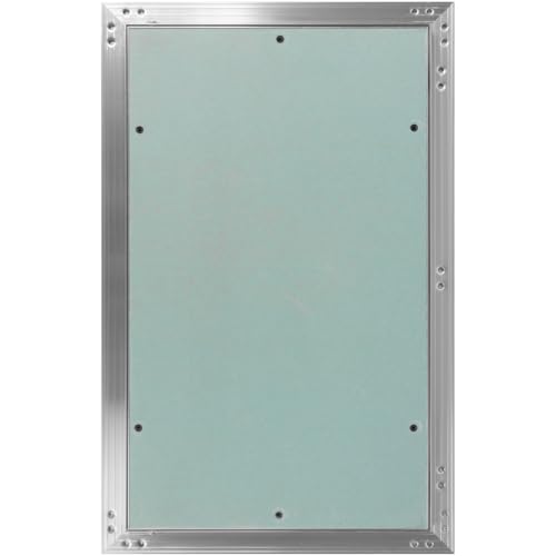 12" x 20" Waterproof Drywall Access Panel, Tileable and Paintable Ceiling and Wall Access Panel for Drywall, Wire Cover for Wall Covering Panels, Push to Open, Flush-Mount Wall Hole Cover - size: 12" X 20"