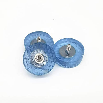 30 Pcs Translucent Cylindrical Shape Furniture Pads Rubber Non Slip Feet Pad for Table Desk Chair Sofa and Cutting Boards (30mm x 11mm) - size: 30mm x 11mm