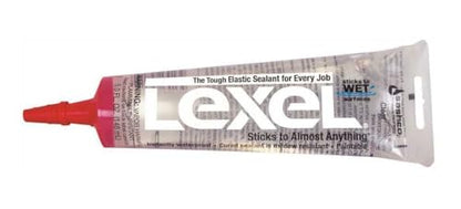 Sashco 13013-2 13013 5oz Sealants Clear Lexel Adhesive Caulk, 5-Ounce