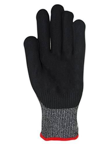 MAGID D-ROC ANSI A6 NitriX Palm Coated Touchscreen Gloves, 2 Pairs, Size 5/XXS, GPD820 - size: 5/XXS, style: 2 Pairs