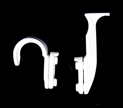New Plastic Latch Set Kit for Solar Group Standard Mailbox Repair Latch Kit (1, White) - color: White